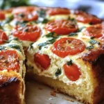 Cake moelleux tomate & mozzarella