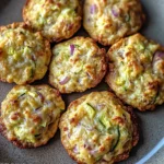 Cookies Salés Courgette, Parmesan & Oignon Rouge