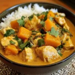 Curry onctueux de poulet et butternut
