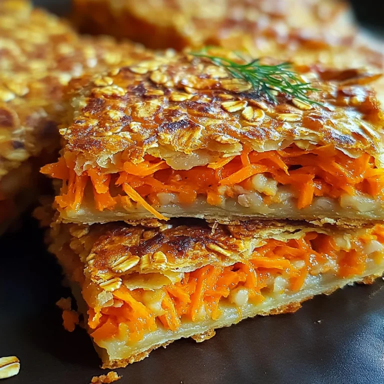 Galettes aux Carottes et Flocons d'Avoine