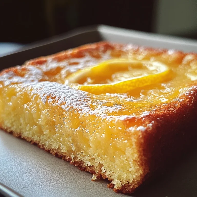 Gâteau 12 Cuillères à Soupe au Citron