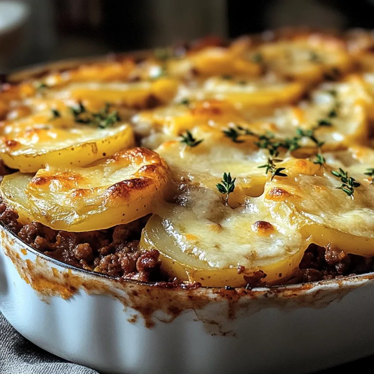 Gratin de Pommes de Terre et Bœuf Haché