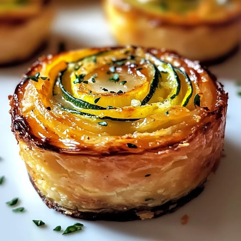 Minis flans de courgette et oignon