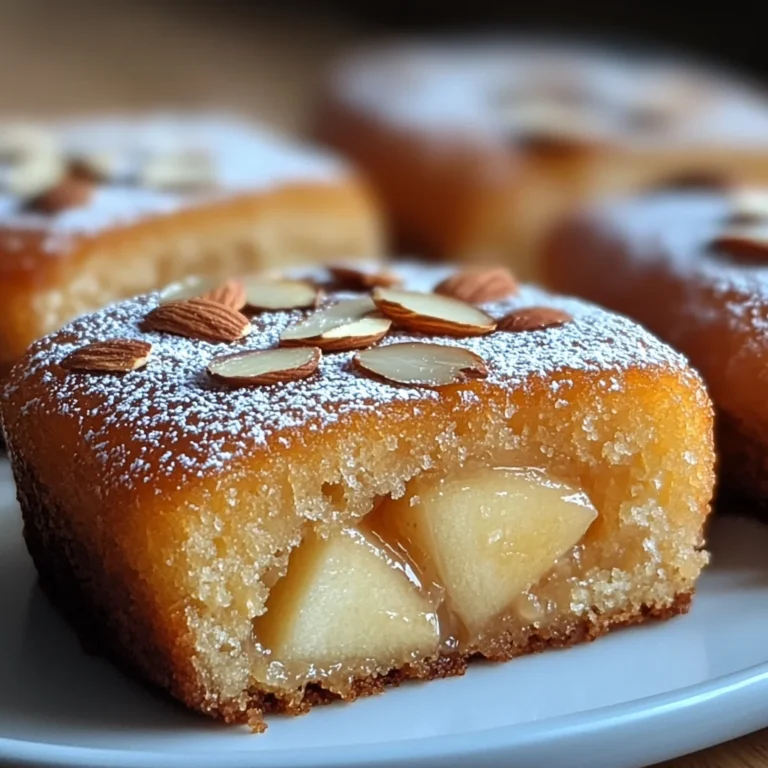 Moelleux aux amandes et compote de pommes