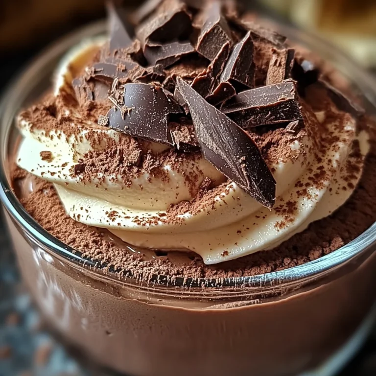 Mousse Mascarpone au Chocolat