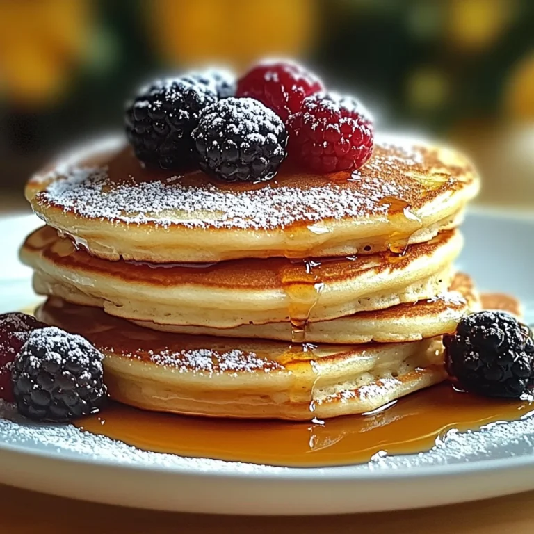 Pancakes au Yaourt Moelleux et Aériens