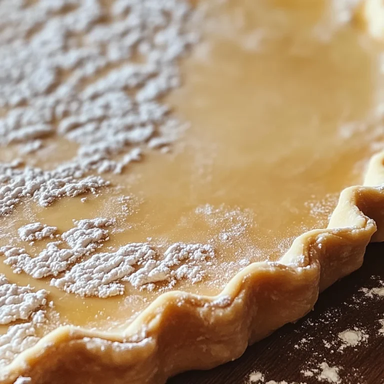 Pâte à tarte rapide