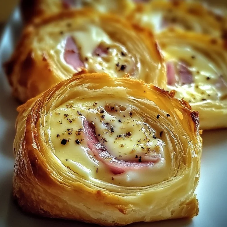 Roulé apéritif au jambon de poulet et fromage