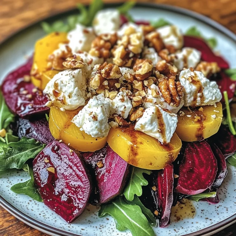 Salade de Betterave, Chèvre & Noix