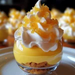 Verrines Citron & Meringue Croquante