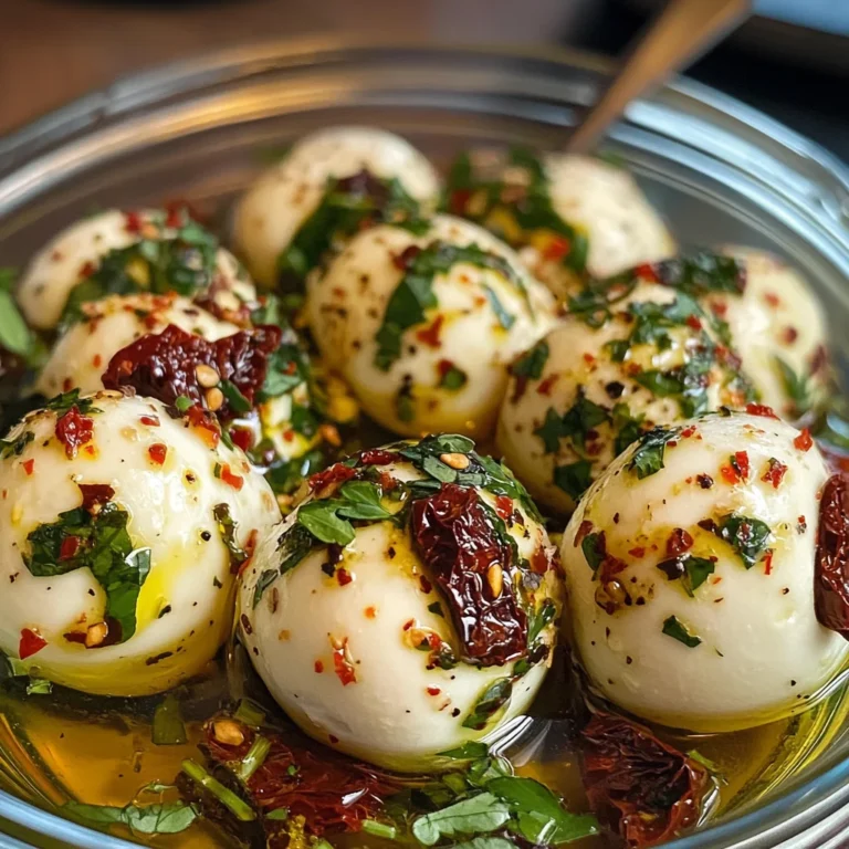 Billes Mozzarella Marinées Italiennes