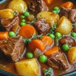 Bœuf mijoté aux légumes