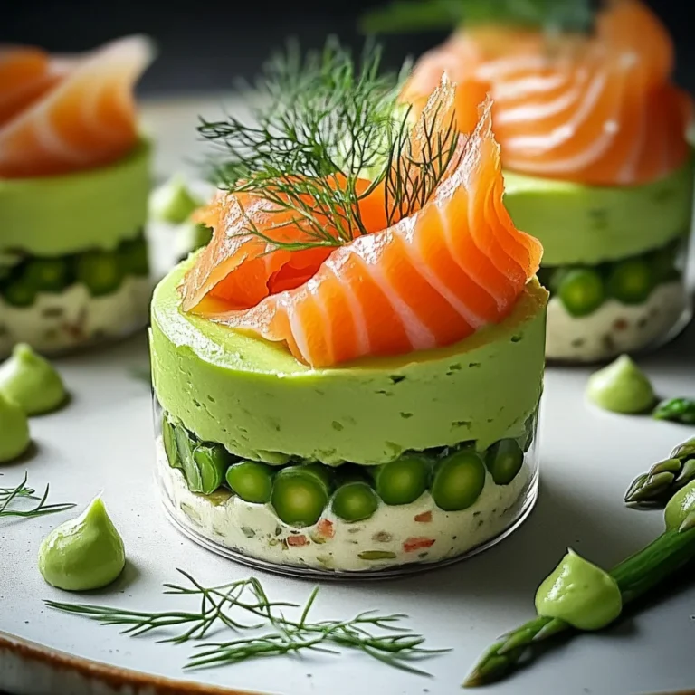 Entrée Asperges Saumon Mousse Légère