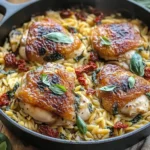 Poulet et Orzo en Cocotte