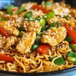Ramen au Poulet Sauté