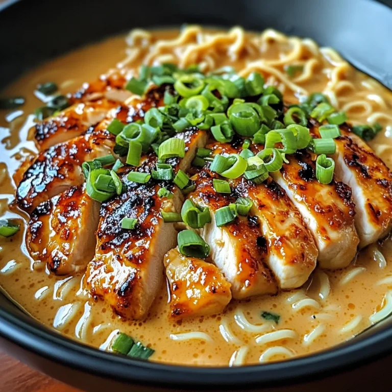 Ramen épicé au poulet sauce crémeuse
