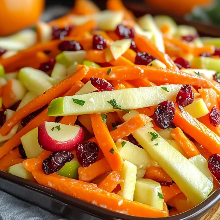 Salade détox pomme et carotte