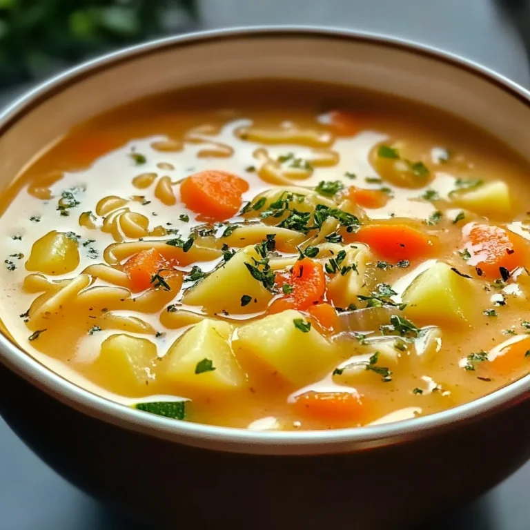 Soupe de Dernière Minute (Rapide et Savoureuse !)